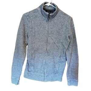 Marc Anthony Mens Slim Fit Jacket Gray Long Sleeve Full Zip‎ Pockets Sz S